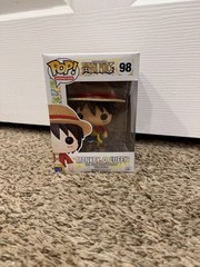 Funko Pop One Piece Glossy Hair Monkey D. Luffy 98 JJL160309 OG Barcode SEE PICS